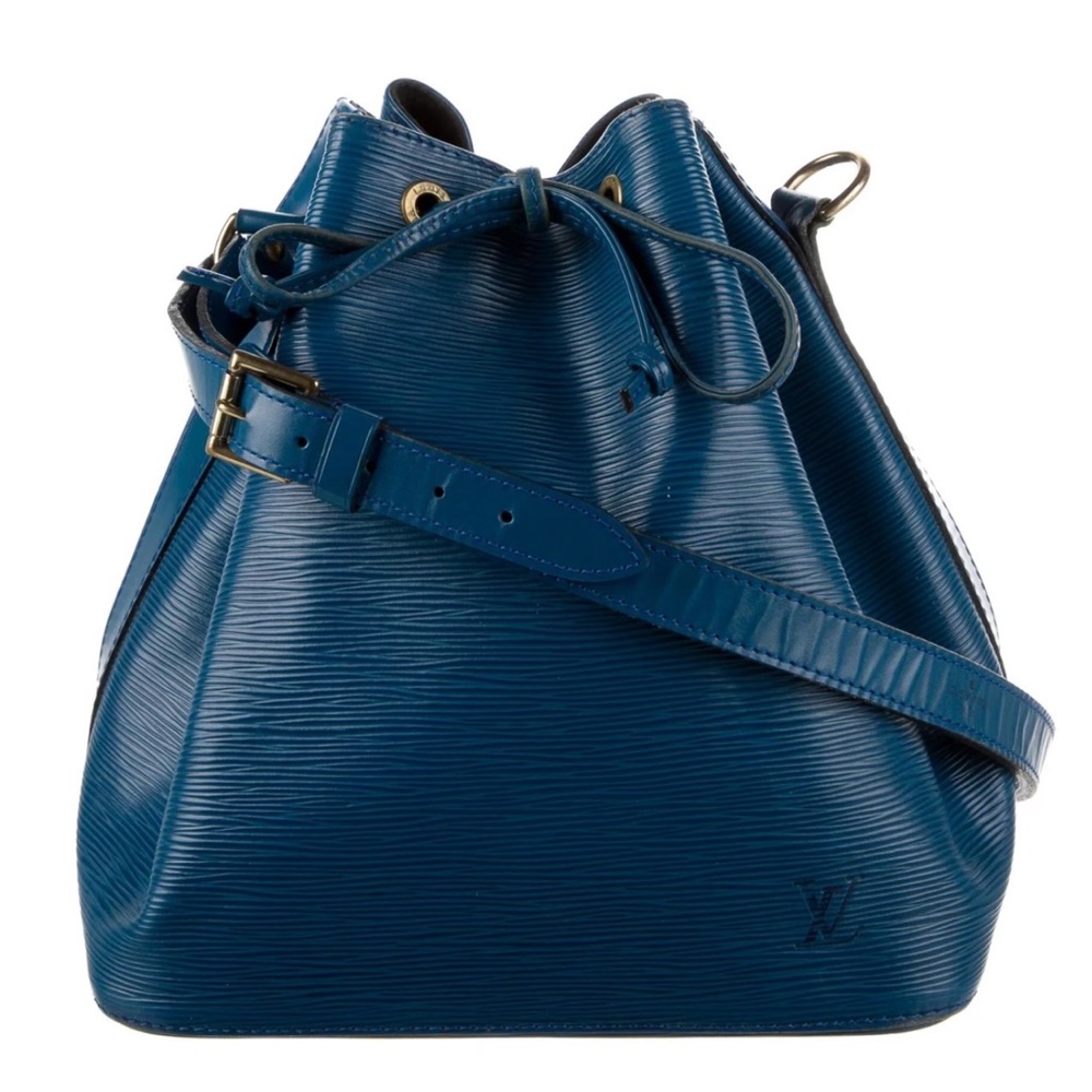 Louis Vuitton Blue Epi Petit Noe Bag - Picture 2 of 12